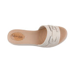 Sandalias Olivia hueso