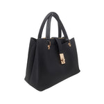 Cartera satchel Olivia negro