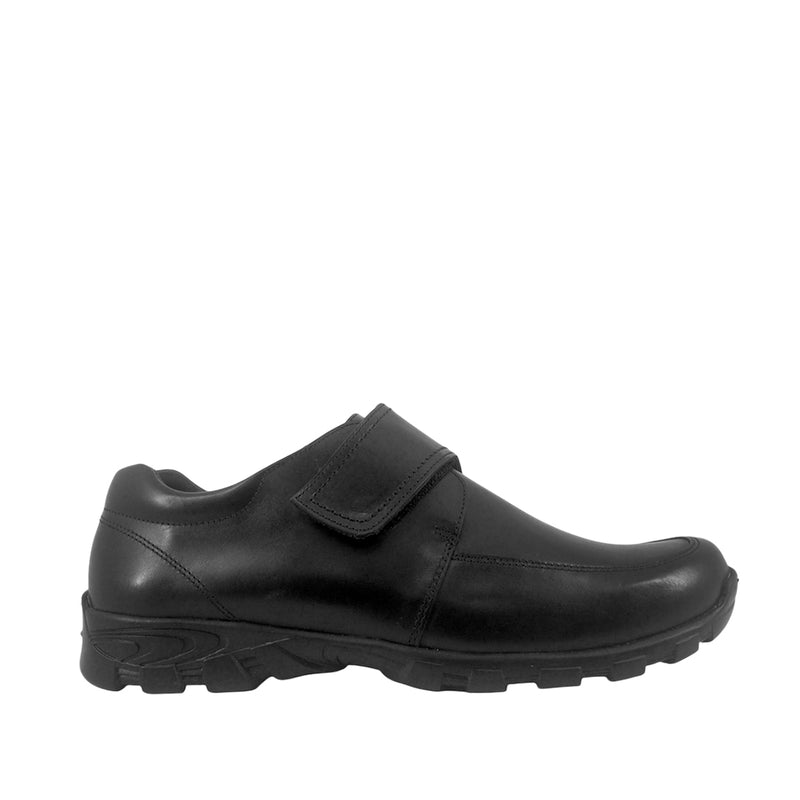 Zapatos escolares Roming velcro negro para Niños