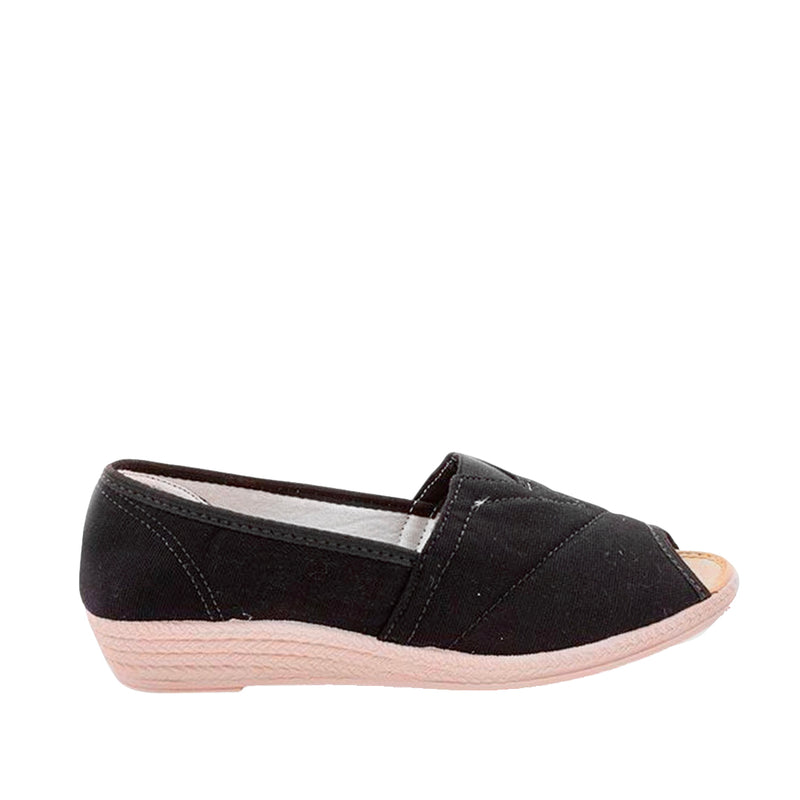 Zapatos cuña Dinamar negro para Mujer