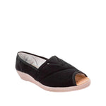 Zapatos cuña Dinamar negro para Mujer