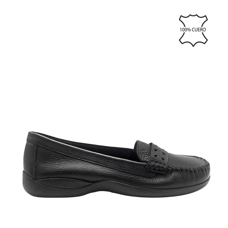 Mocasines Saribel negro para Mujer