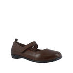 Zapatos escolares Anavelg cafe para niñas