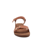 Sandalias flat Sulenmir cafe para Mujer