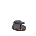Sandalias flat Karen negro para Mujer
