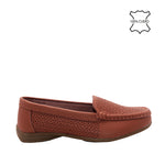 Mocasines Lorivel tan para Mujer