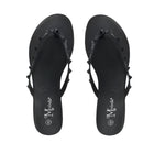 Sandalias Flats Karen Mirabella negro para Mujer