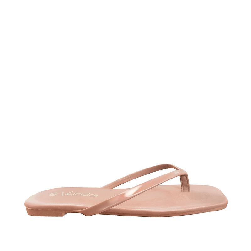 Sandalias flats Karensq blush para Mujer