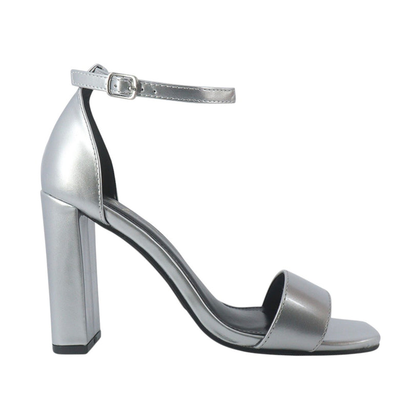 Sandalias Ariel plateado para Mujer