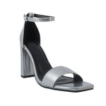 Sandalias Ariel plateado para Mujer