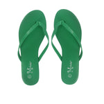 Sandalias flats Karen1 verde para Mujer