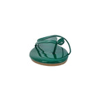 Sandalias flats Karen verde para Mujer