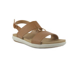 Sandalias flats Luna café para mujer