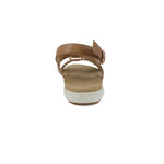 Sandalias flats Luna café para mujer