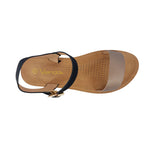 Sandalias flats Sue plateado para mujer