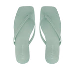 Sandalias flats Karen verde para mujer