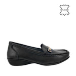 Mocasines Ena negro para mujer