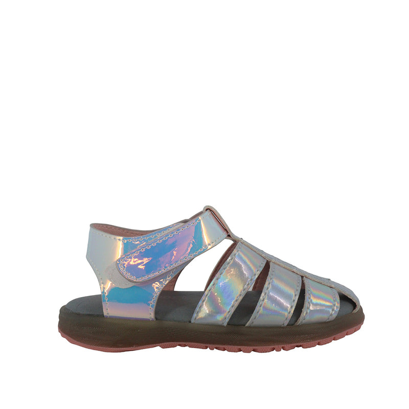 Sandalias Cloe plateado para infante
