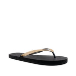 Sandalias flats Copacabana dorado