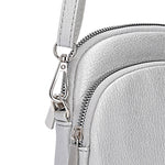 Billetera Toti  plateado para mujer