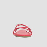 Sandalias flats Keren rojo