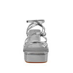 Sandalias Oba plateado