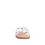 Sandalias flats Valeria blanco