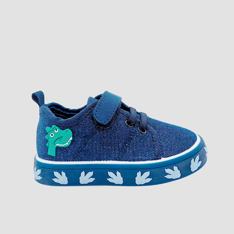 Canvas Dino azul