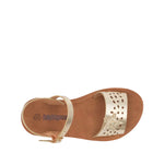 Sandalias flats Star dorado
