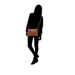 Cartera crossbody Adela tan