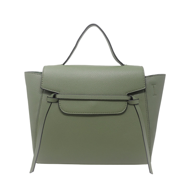 Cartera satchel Eureka verde