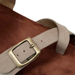 Sandalias flats Arizona beige