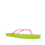Sandalias flats Dany verde