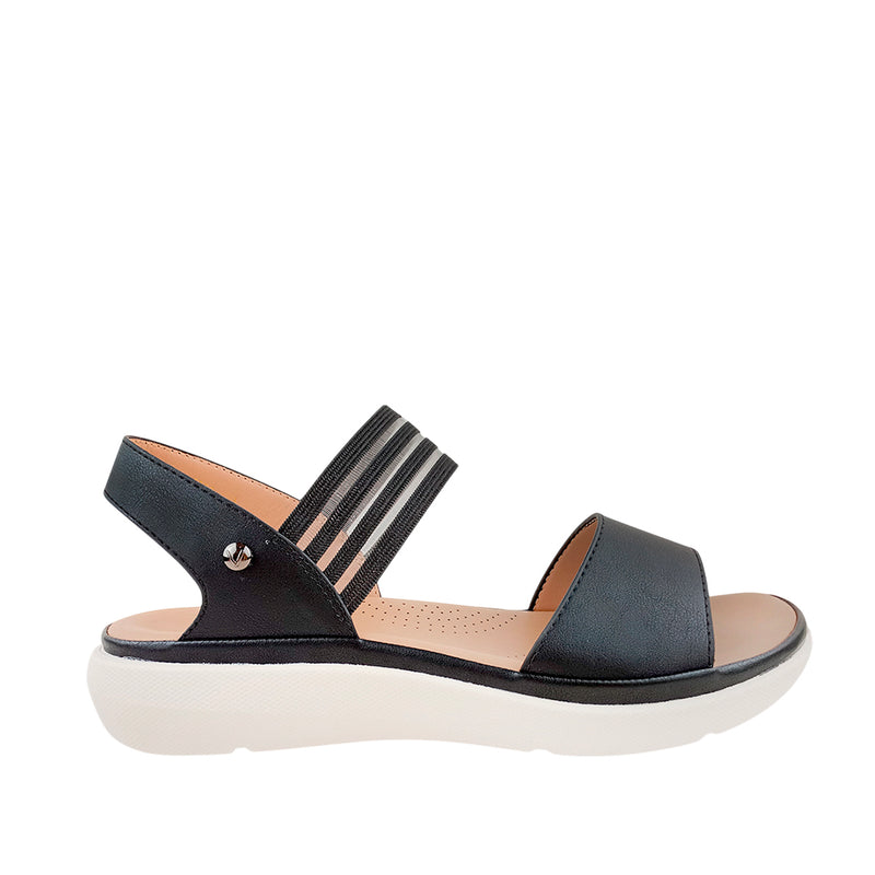 Sandalias flats Noel negro
