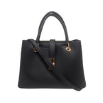 Cartera satchel Olivia negro