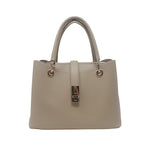 Cartera satchel Olivia taupe