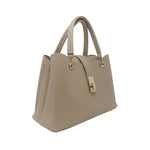Cartera satchel Olivia taupe