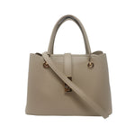Cartera satchel Olivia taupe