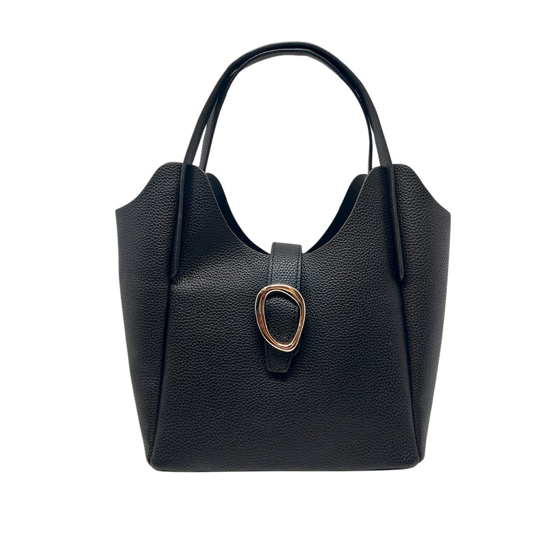 Cartera satchel Pame negro