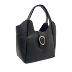 Cartera satchel Pame negro