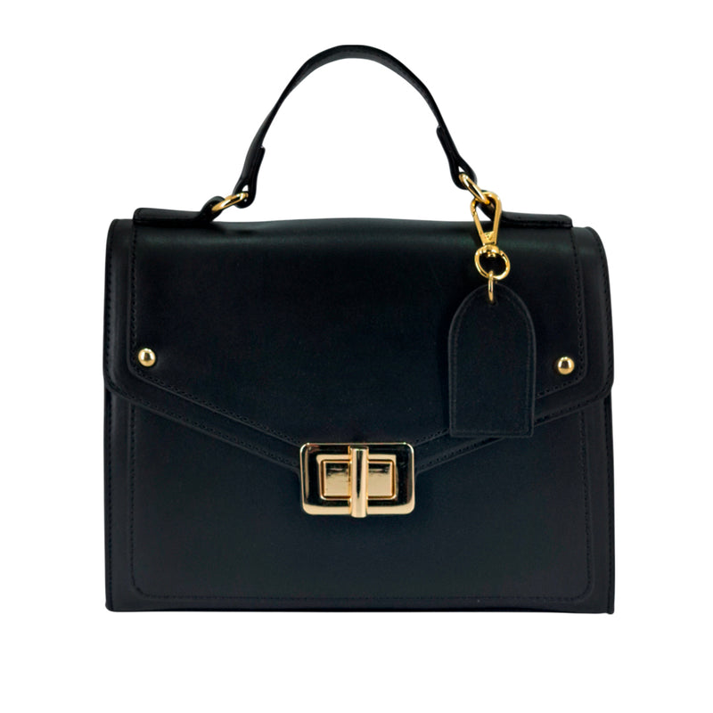 Cartera satchel Tracy negro