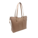 Cartera tote Tana taupe