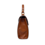Cartera satchel Lolo tan