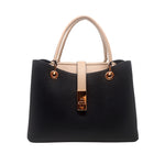Cartera satchel Olivia negro