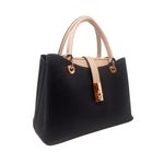 Cartera satchel Olivia negro