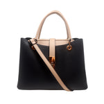 Cartera satchel Olivia negro