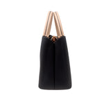 Cartera satchel Olivia negro