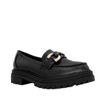 Mocasines Blanca negro