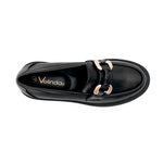 Mocasines Blanca negro