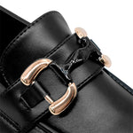 Mocasines Blanca negro